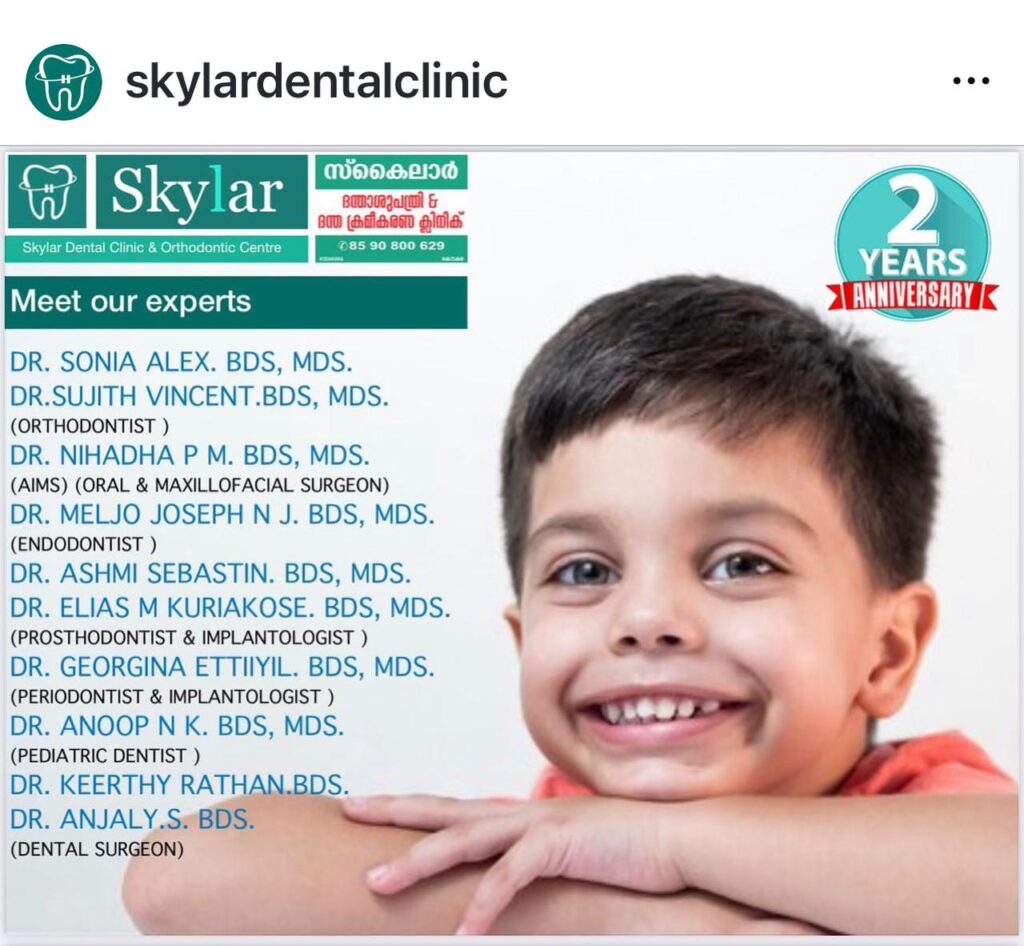 Dental Clinic in Kodakara | Skylar Dental Clinic